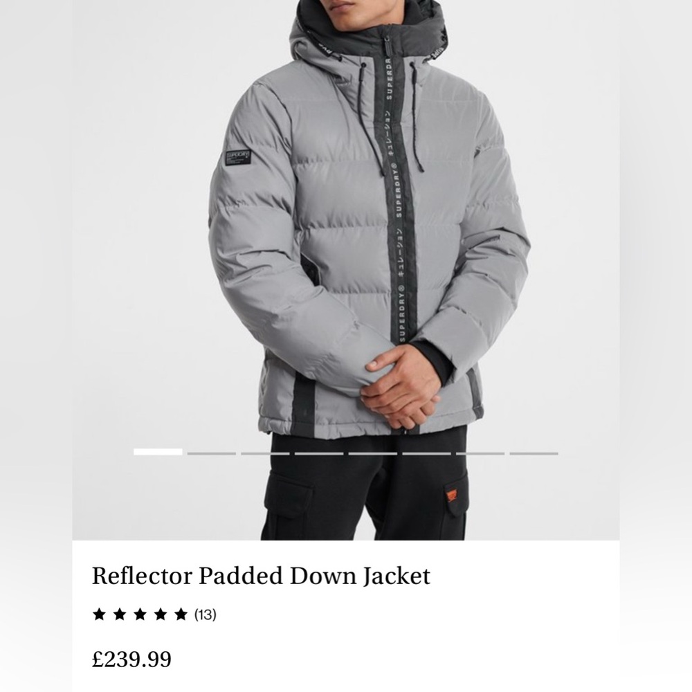 Superdry , Reflector Padded Down Jacket - image 1